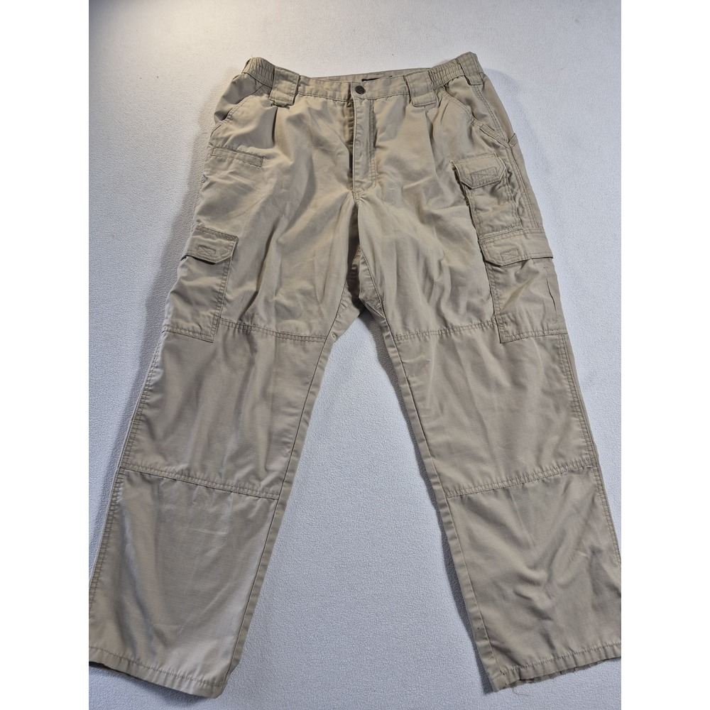 5.11 Tactical Series Pants Mens‎ 36x30 Khaki Tan Ripstop Cargo Combat Work Unifo
